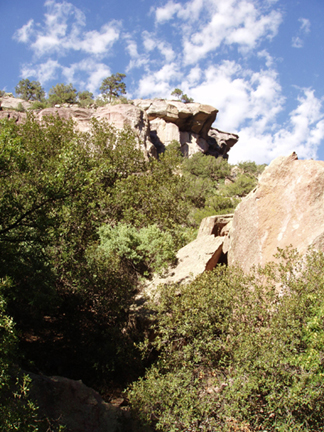 Whitewater Canyon cliff