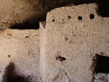 Interior room of Gila Cliff Dwellings