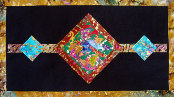 Black Party Mat