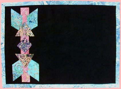 Black placemat